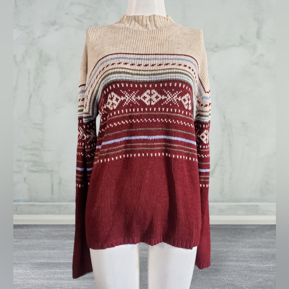 Vintage 80's Sarah Bentley Knit Sweater Medium